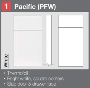 Pacific (PFW) White door style