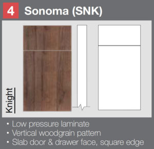 Sonoma (SNK) Knight door style