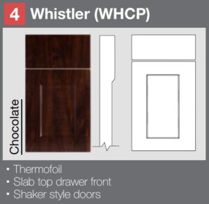 Whistler (WHCP) Chocolate door style