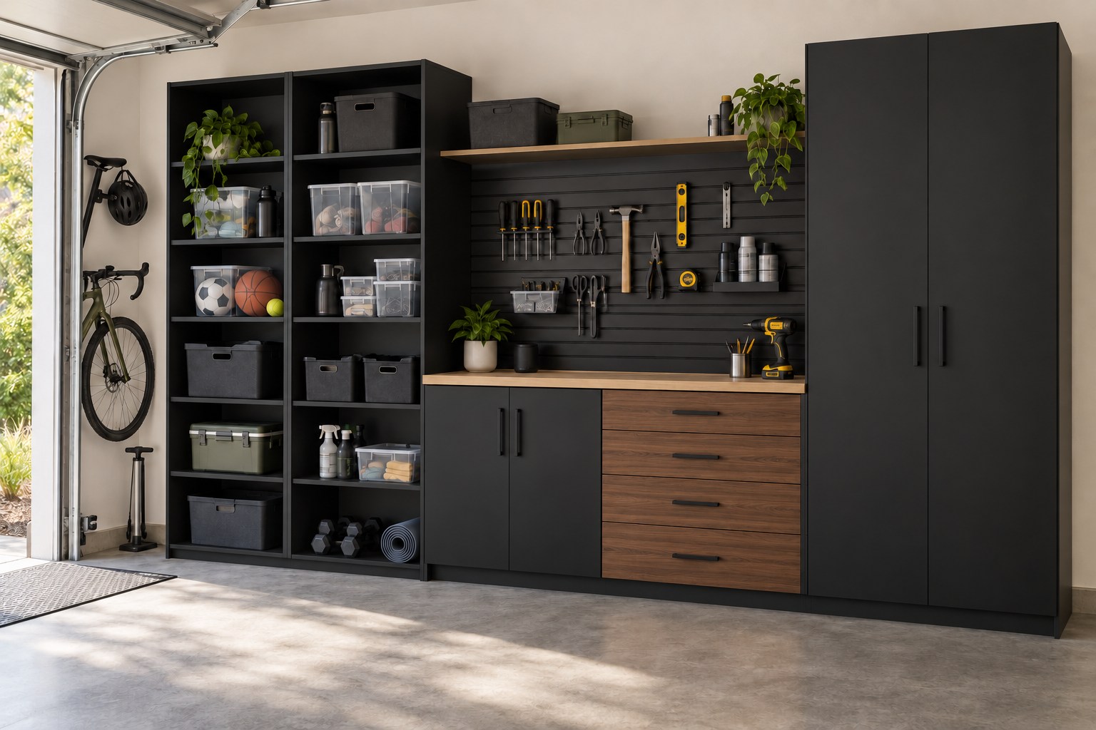 Garage storage cabinetry