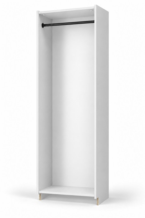 Single-hang closet section